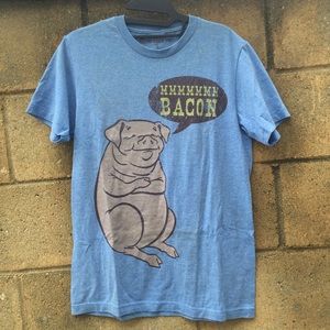 MMMMMMM BACON Funny Pig Graphic Tee The Public Eye